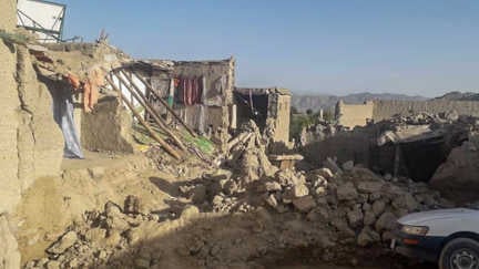 Jordbävning i östra Afghanistan.