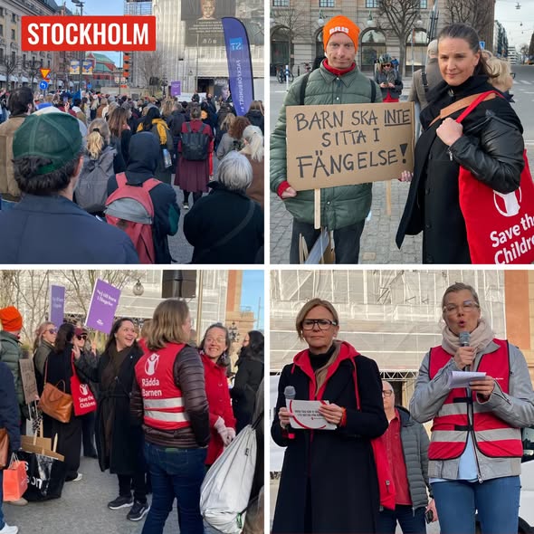 Manifestationer runt om i landet