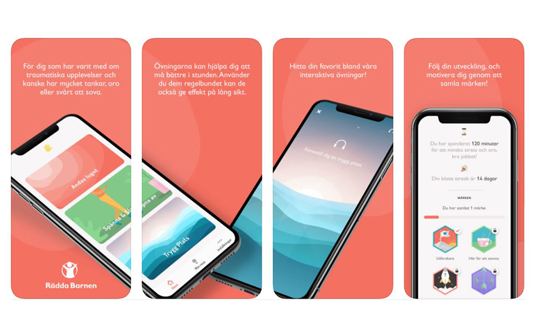 Safe Place en flerspråkig app för barn och unga som upplevt trauma
