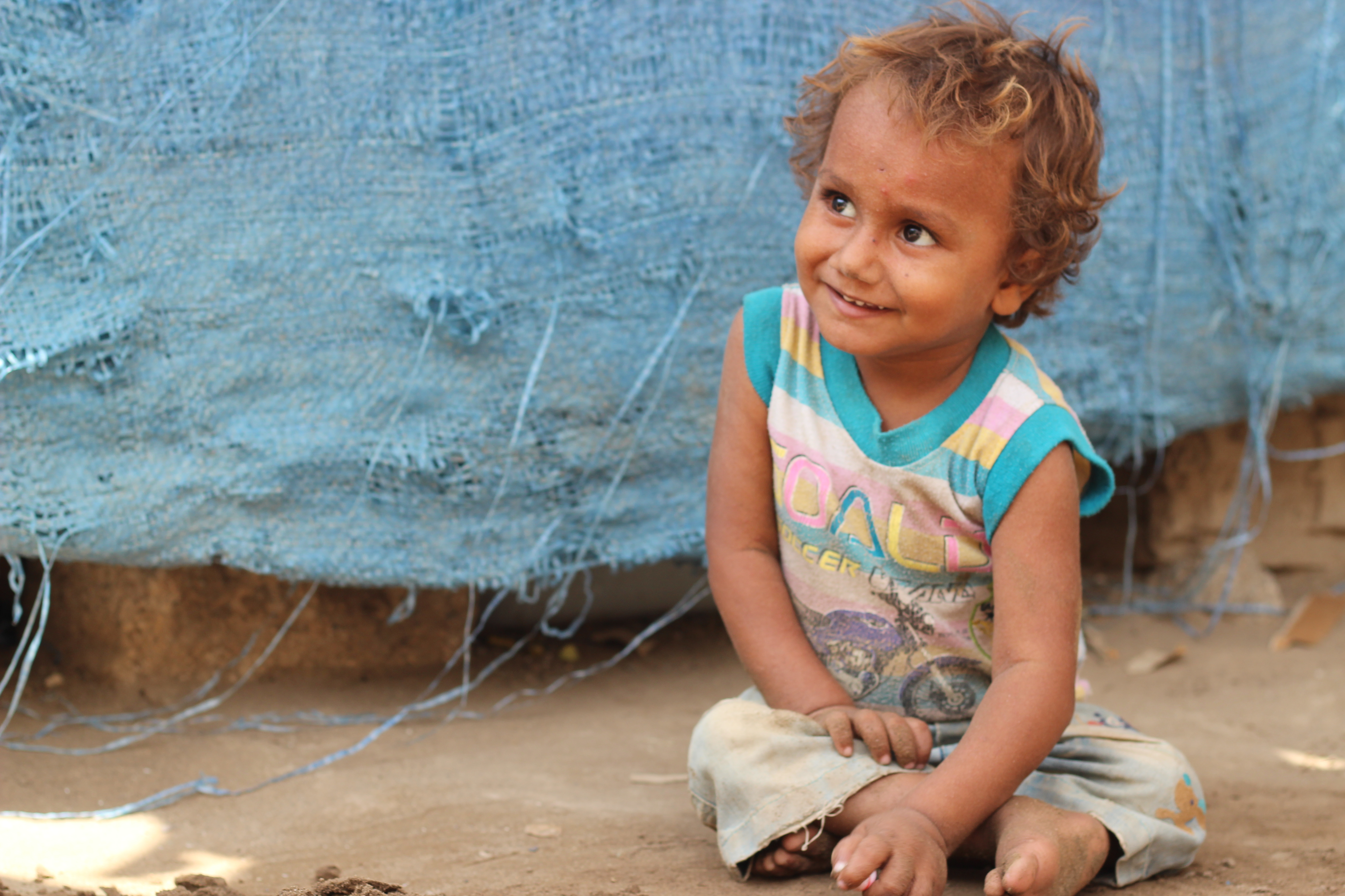 Nusair från Jemen har överlevt undernäring två gånger. 