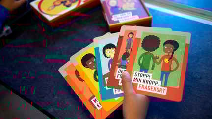 Frågekort till Stopp! Min Kropp!